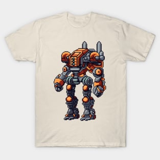 Pixel Mech Warrior T-Shirt